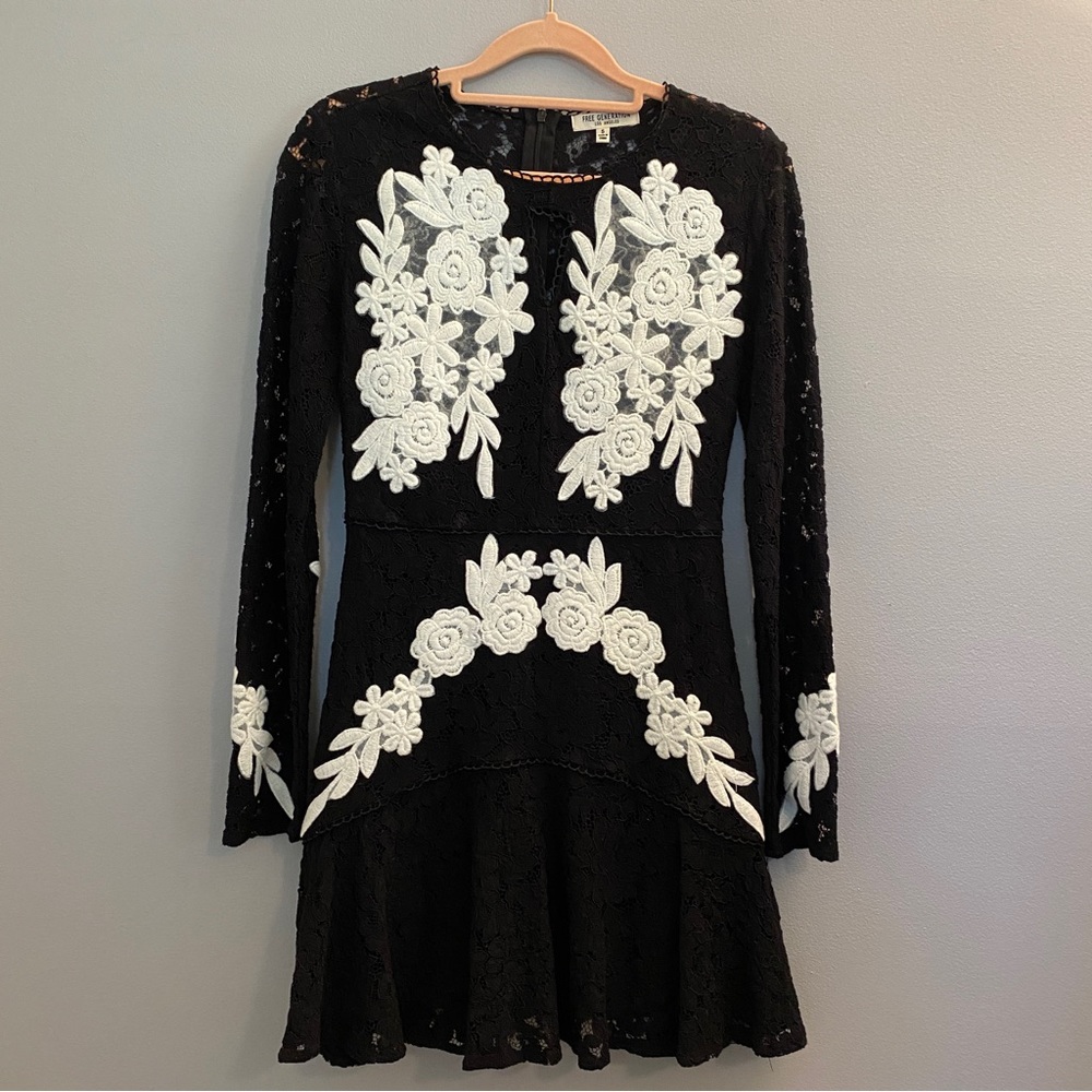 Free Generation Los Angeles Lace Embroider Dress